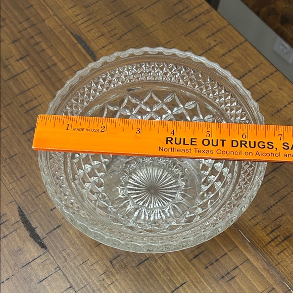 Vgt Anchor Hocking Wexford candy dish/pedestal compote. - Picture 2 of 7